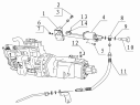16-E Управление сцеплением/CLUTCH OIL CIRCUIT OPERATING III (Domestic Engine Series+DC7J120TD Transmission)