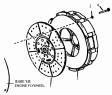 16-F Сцепление/FD430A CLUTCH (CUMMINS C Series Engine Under 350 Horsepower (Non-Mixer))