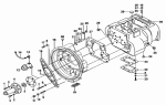 17-B Картер сцепления, картер коробки передач/TRANSMISSION AND CLUTCH CASE