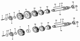 17-E Вал промежуточный/COUNTERSHAFT ASSEMBLY