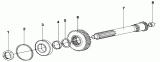 17-F Вал № 1/RT-11509C TRANSMISSION NO.1 SHAFT ASSEMBLY