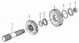 17-L Выходной вал/MAIN SPINDLE ASSEMBLY