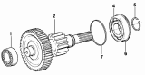 17-M Промежуточный вал/RT-11509C-11509C TRANSMISSION ADDITIONAL GEARBOX LEFT AND RIGHT COUNTERSHAFT