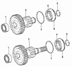 17-Z Промежуточный вал/9JS119 TRANSMISSION ADDITIONAL GEARBOX LEFT AND RIGHT COUNTERSHAFT