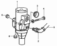 17-AJ Воздушный распределительный клапан/9JS150T-B TRANSMISSION AIR FILTER REGULATOR ASSEMBLY