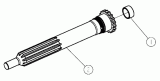 17-AP Вал № 1/12JS160T NO.1 SHAFT ASSEMBLY