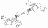 22-C Карданный вал/PROPELLER SHAFT BETWEEN INTERMEDIATE AXLE AND REAR AXLE III (Widened Dual Rear Axle, Model W/Wheel Base Between Intermediate Axle And Rear Axle 1350mm/1450mm)