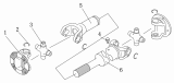 22-J Карданный вал/INTERMEDIATE AXLE PROPELLER SHAFT INNER STRUCTURE I (13000N.m, contrate Gear Locating)