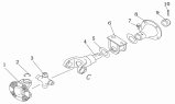 22-M Карданный вал/MIDDLE PROPELLER SHAFT INNER STRUCTURE II (15000N.m, contrate Gear Locating)