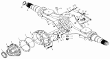 24-A Задний мост/STEYR DRIVE REAR AXLE CASE (STEYR Drive Axle Model)