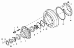 24-G Задний мост/457 SINGLE AXLE REAR HUB AND BRAKE DRUM ASSEMBLY (457-Single Rear Axle)