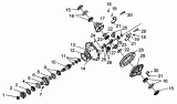 24-I Задний мост/457 SINGLE AXLE MAIN REDUCER ASSEMBLY (457-Single Rear Axle)
