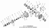24-L Задний мост/457-6X4 REAR AXLE REDUCER ASSEMBLY (457-Dual Rear Axle)
