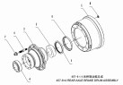24-N Задний мост/457-6X4 REAR AXLE BRAKE DRUM ASSEMBLY (457-Dual Rear Axle)