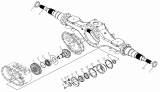 25-C Средний мост/STEYR DRIVE INTERMEDIATE AXLE DRIVE DEVICE II (STEYR Dual Rear Axle)