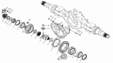 25-D Средний мост/STEYR DRIVE INTERMEDIATE AXLE DRIVE DEVICE III (STEYR Dual Rear Axle)