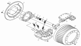 25-E Средний мост/STEYR DRIVE INTERMEDIATE AXLE BRAKE I (STEYR Dual Rear Axle)