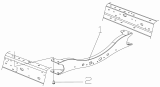 28-S Поперечина № 2/28A2D SECOND CROSS MEMBER ASSEMBLY