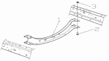 28-T Поперечина № 2/28A3D SECONG CROSS MEMBER ASSEMBLY