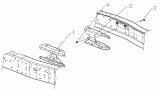 28-V Кронштейны поперечины № 3/LEFT AND RIGHT BRACKET ASSEMBLY-THIRD CROSS MEMBER