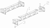 28-BC Поперечина опоры карданного вала/28AP PROPELLER SHAFT CENTER SUPPORT CROSS MEMBER