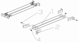 28-BE Поперечина опоры карданного вала/28A4DP8 PROPELLER SHAFT CENTER SUPPORT CROSS MEMBER