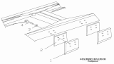 29-O Ограничитель/LEAF SPRING STOPPER I (Model W/Leaf Spring Centre Distance 1002mm, Left And Right Are Symetrical)