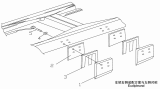 29-P Ограничитель/LEAF SPRING STOPPER II (Model W/Leaf Spring Centre Distance 1040mm, Left And Right Are Symetrical)