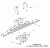 29-S Рессора задняя/REAR LEAF SPRING III (Model W/Wheel Base Between Intermediate Axle And Rear Axle 1310mm, Left And Right Are Symetrical)