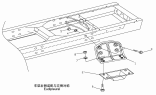 29-AG Ограничитель/LIMITING STOPPER II (Model W/Wheel Base Between Intermediate Axle And Rear Axle 1350mm, Mitsubishi Structure Trunnion Shaft)