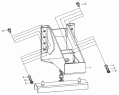 31-F Крепление и подъемник запасного колеса/SPARE-TIRE CARRIER AND ITS LIFT MECHANISM II (3600/4100/4400x1350, 1850x3370x1350 Mixer And Dump Truck,1850x4000x1350 Dump Truck)