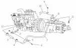 34-H Рулевое управление/STEERING OIL PIPE CONNECTING STEERING OIL PUMP
