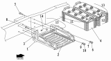 37-D Установка аккумуляторных батарей/BATTERY FRAME