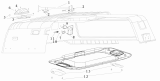 37-AE Электрооборудование/HIGH ROOF VEHICLE CLEARANCE LAMP, AIR HORN, INTERIOR LIGHTING (High Roof Vehicle)