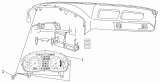 38-A Комбинация приборов/COMBINATION METER