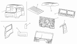 50-E Кабина/CAB ASSEMBLY FOR RHD (RHD Series, Only For High Roof Cab)