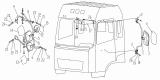 82-F Зеркала заднего вида, солнцезащитные козырьки/REAR VIEW MIRROR, SUNSHADE (Only For Low Roof Cab)
