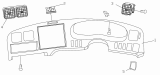53-F Панель приборов/INSTRUMENT SHROUD FOR RHD (RHD Series)
