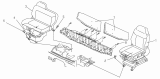 68-A Сиденья, спальное место/SEAT,SLEEPING BERTH (Only For Low Roof Cab)