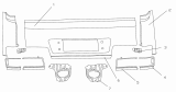 84-C Панель передняя/FRONT-WALL EXTERIOR TRIMMING PARTS FOR NARROW CAB MODEL (Narrow Cab Series)