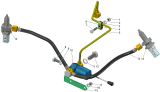 Установка магнитного клапана и факельных свечей