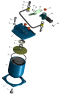 Фильтр грубой очистки с насосом прокачки топлива