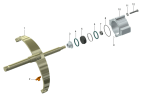 Вилка переключения передач ZF8S1350