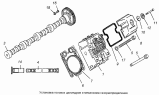 Установка головок цилиндров и механизма газораспределения 740.21-1003000