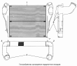Теплообменник охлаждения наддувочного воздуха 53205-1170300