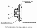 Установка розетки переносной лампы 43101-3723005