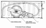 Установка блока лебедки 4310-4505003