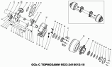 Ось с тормозами 9523-2410011-10