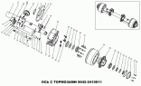 Ось с тормозами 9042-2410011