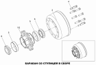 Барабан со ступицей в сборе